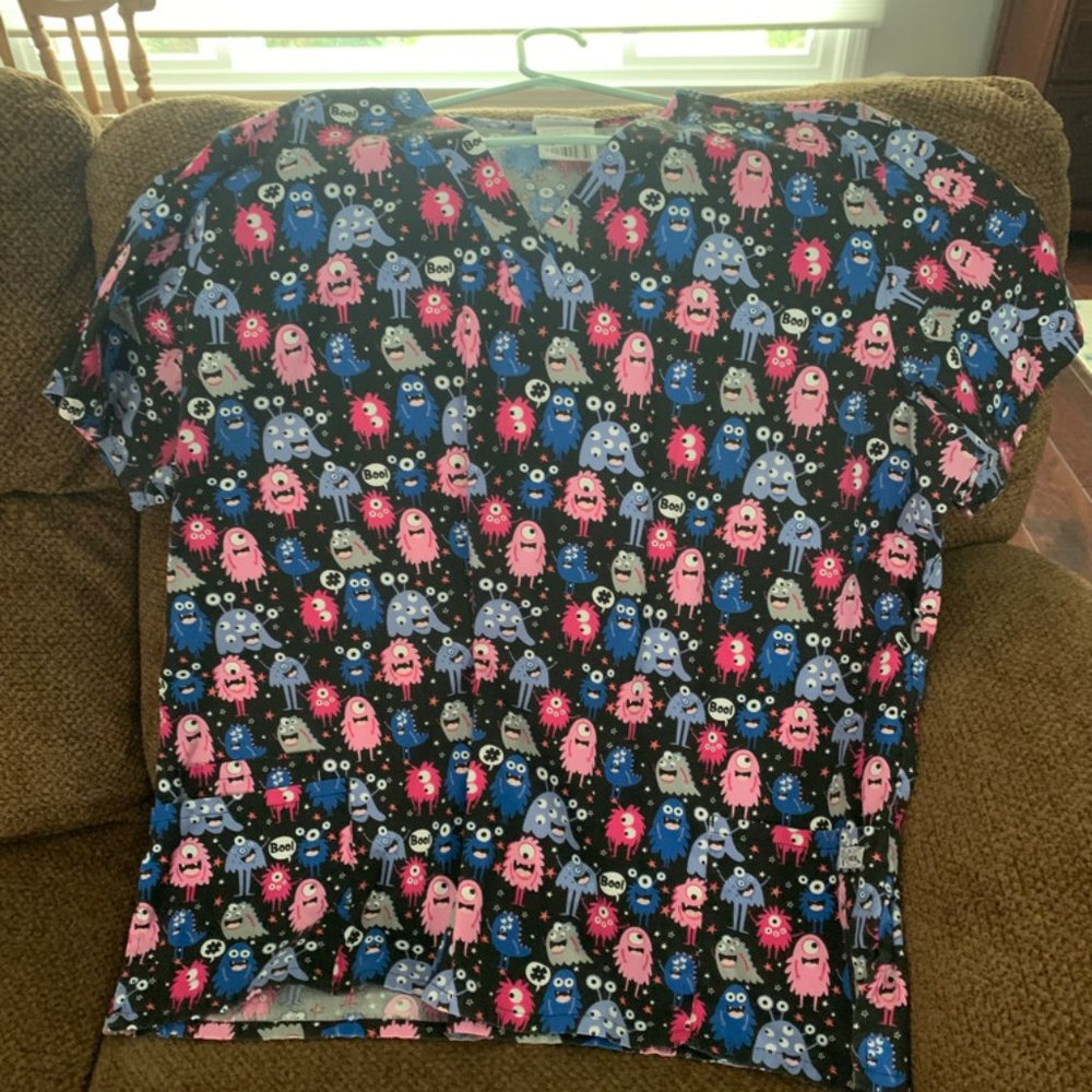 Monster Scrub Top